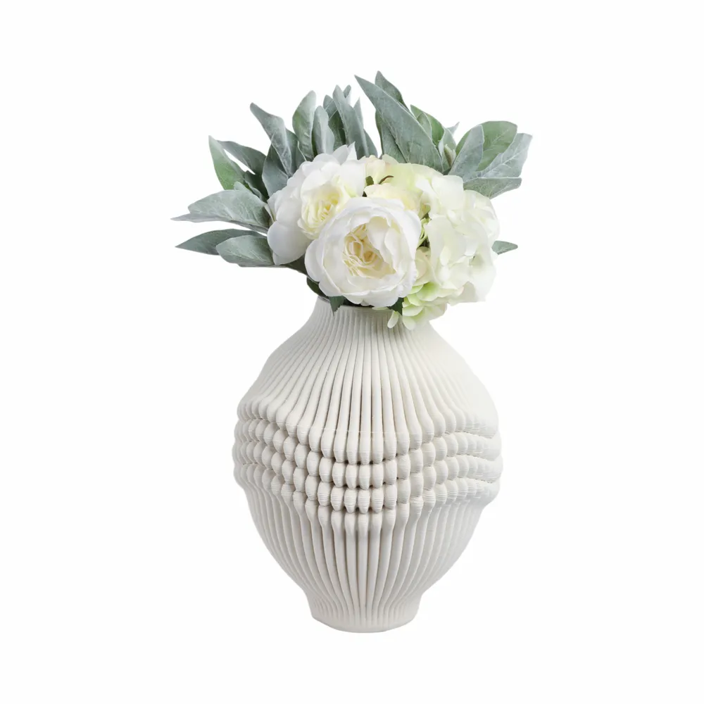 MURRAYHOLM IVORY VASE 14 (IN)