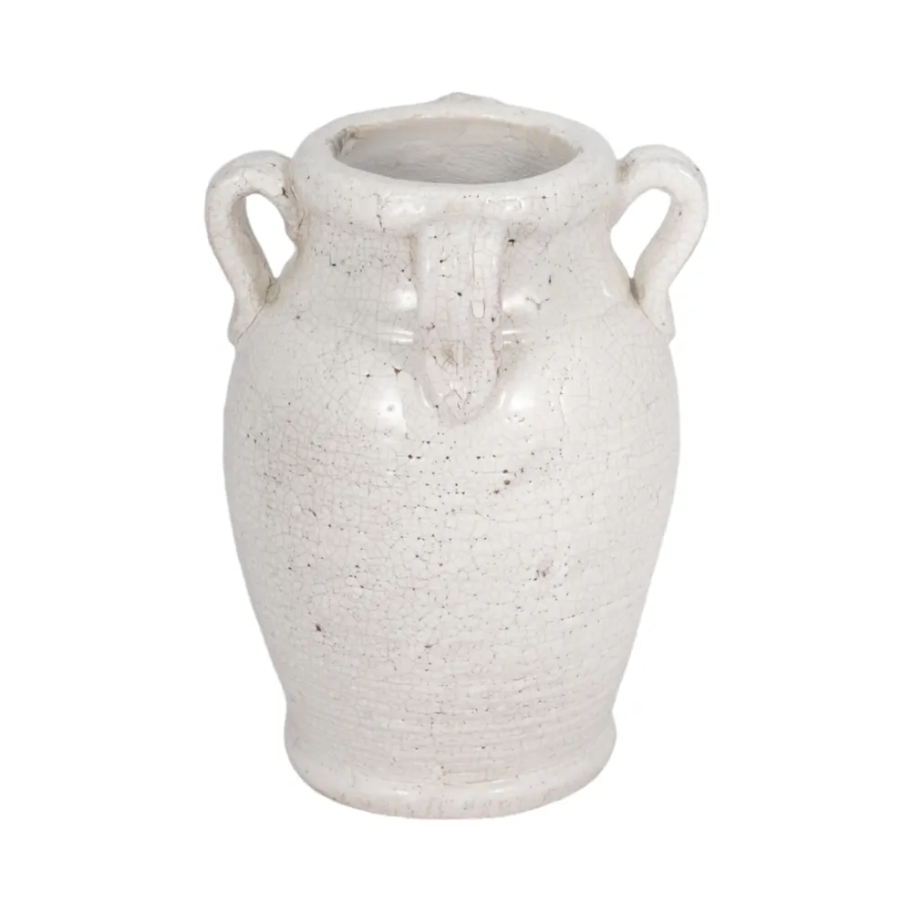 COHENWAY WHITE VASE 8 (IN)