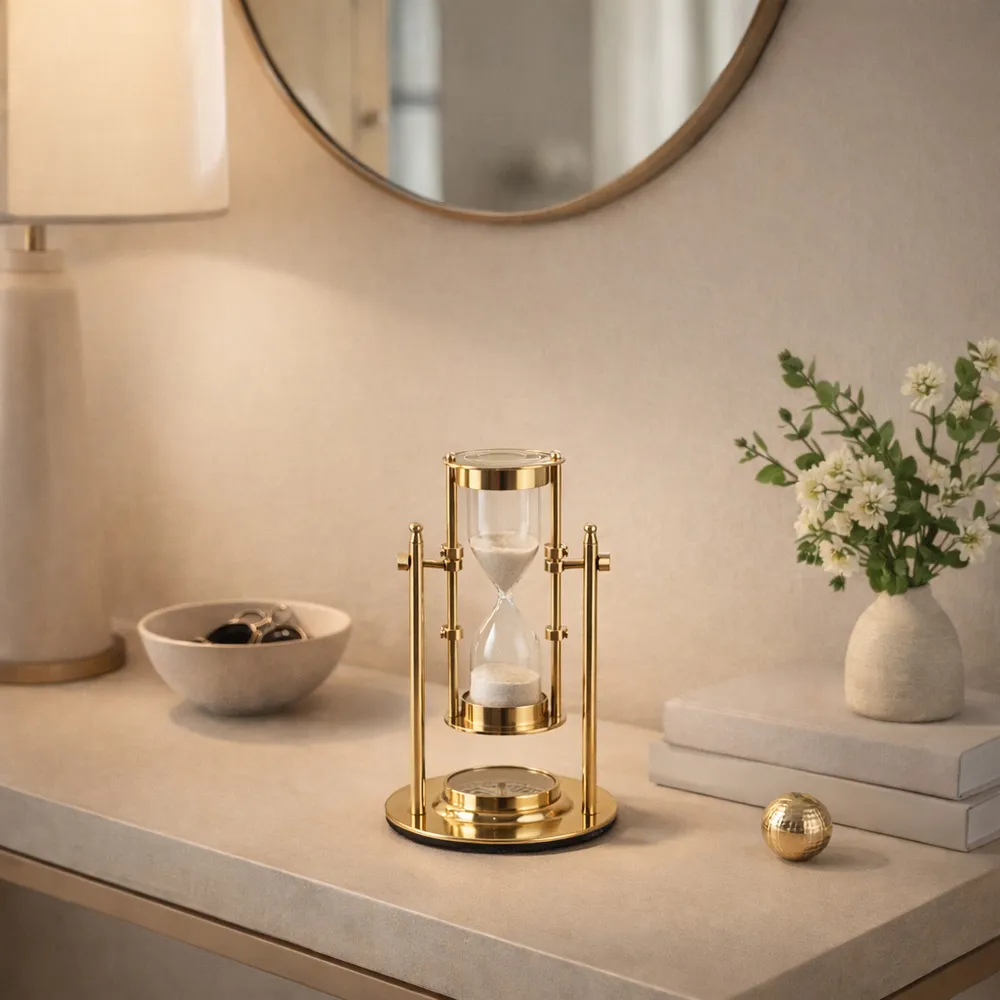 ESSEXHOLM GOLD HOURGLASS 8 (IN)