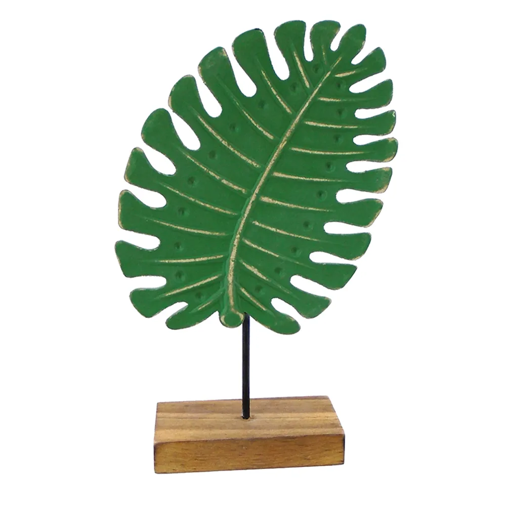 8-1/4" BANANA FAN LEAF ON BASE
