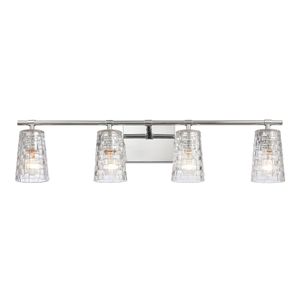 Lightweave 32'' Wide 4-Light Vanity Light - Polished Nickel 1