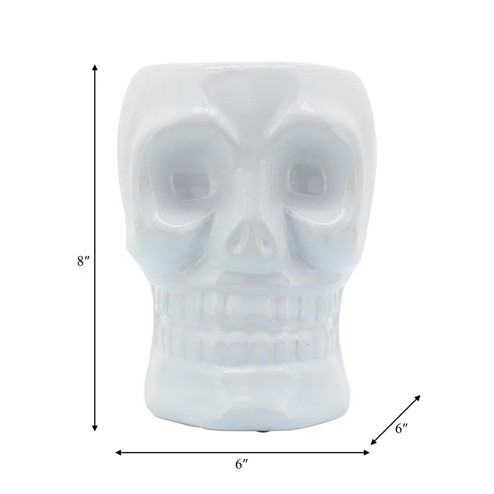 LINDENCLIFF WHITE VASE 8 (IN)