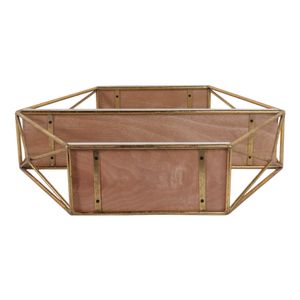 INGRIDHAVEN GOLD WALL SHELF 21 (IN) 9