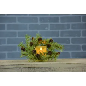 Holiday Pine 4.5in Candle Ring 1