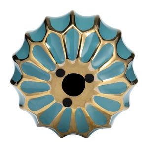 IVYPARK SET OF 3 BLUE ORBS 6 (IN) 9