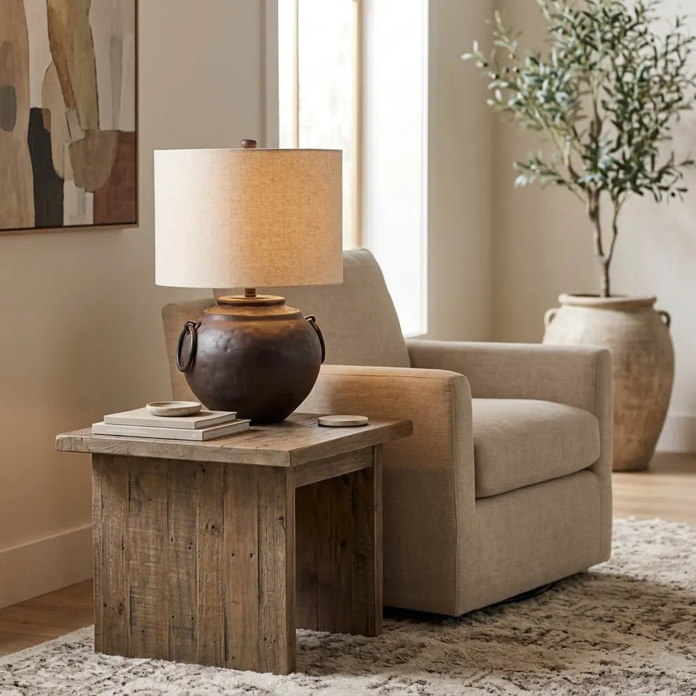 CORBINPARK BROWN LAMP 22 (IN)