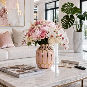 CALVINHAM PINK VASE 8 (IN) 11