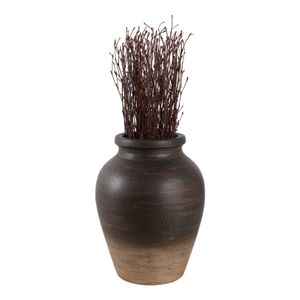 HAWLEYWORTH BROWN VASE 11 (IN) 3