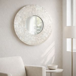 HALDENWAY IVORY MIRROR 27 (IN) 2
