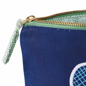 Tennis Navy Solo Medium Essential Canvas Pouch 4