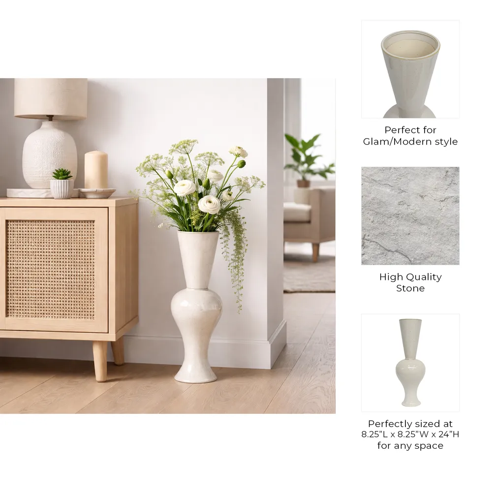 DAXTONTON IVORY VASE 24 (IN)