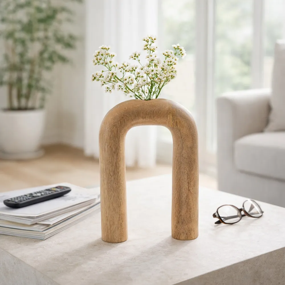 GUNNWORTH BROWN VASE 11 (IN)