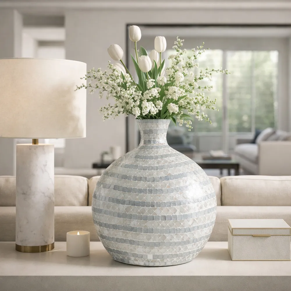 EWINGGATE BLUE VASE 20 (IN)
