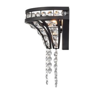 Fantania 9'' High 1-Light Sconce - Matte Black 3