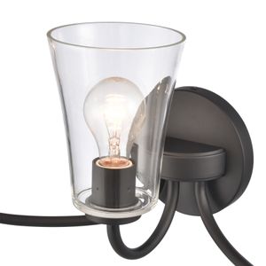 Emily 23'' Wide 3-Light Vanity Light - Matte Black 6