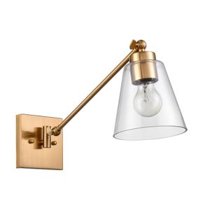 East Point 14.5'' High 1-Light Swingarm Sconce - Satin Brass 2
