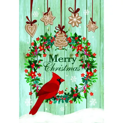 Holiday Ornaments House Flag 28in by 40in