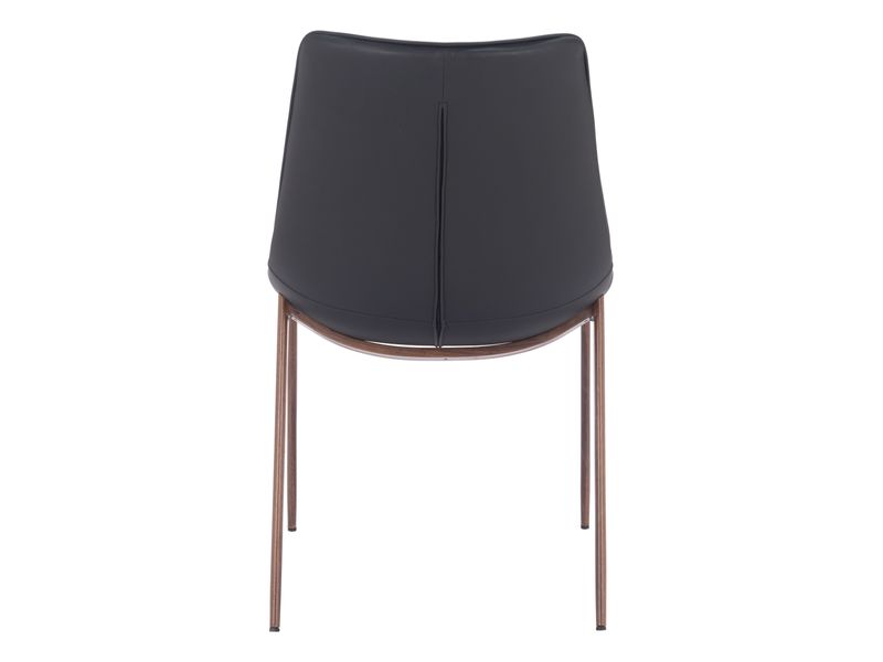 Magnus Dining Chair Black & Walnut 5