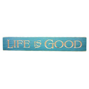 24" USA LIFE IS GOOD ROUTED BARNWOOD SIG 1