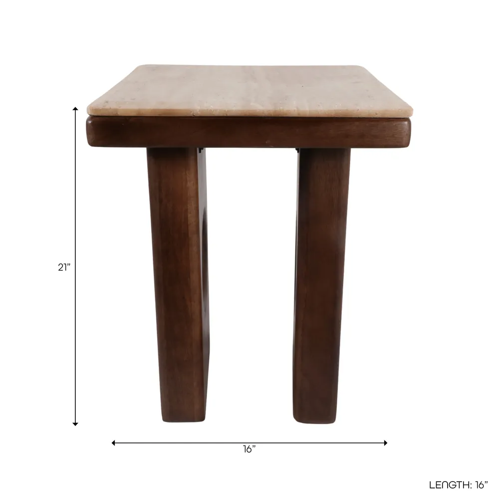 ELWINPARK TAN TABLE 21 (IN)