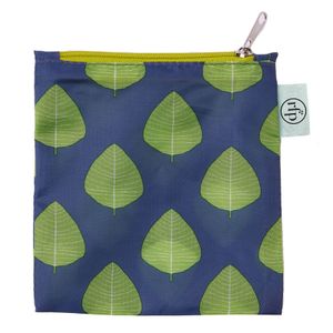 Aspen Leaves blu Reusable Shopping Bag 5