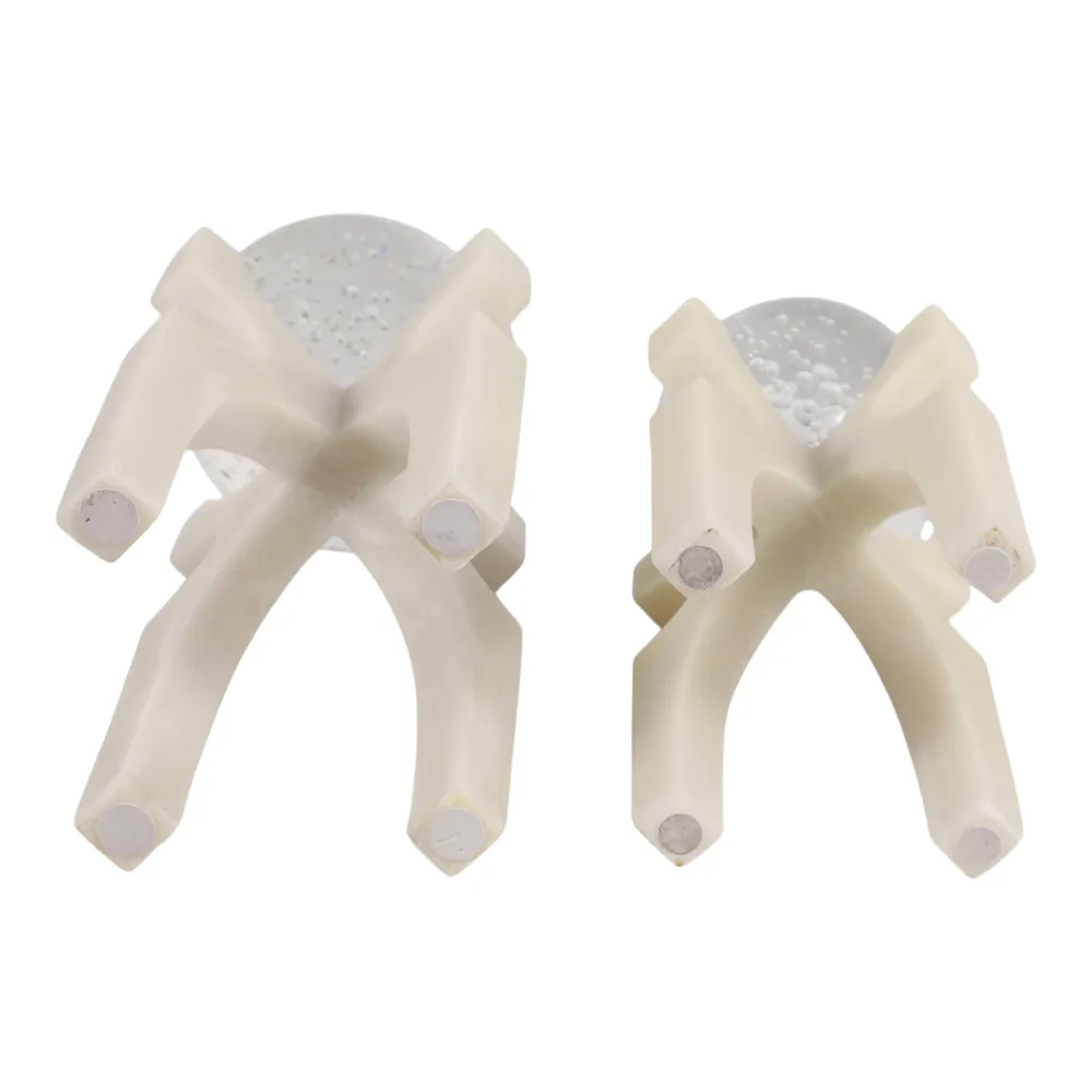 DASHCROSS SET OF 2 WHITE DECOR 13 (IN)