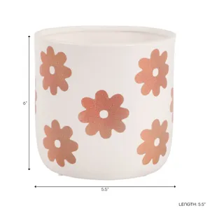 BELDENTON WHITE PLANTER 6 (IN) 10
