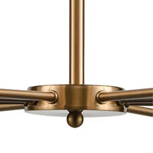 Astoria 32'' Wide 9-Light Chandelier - Satin Gold 3