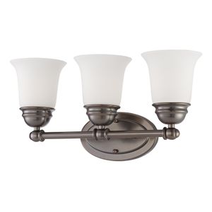 Bella 18'' Wide 3-Light Vanity Light - Oil Rubbed Bronze 1