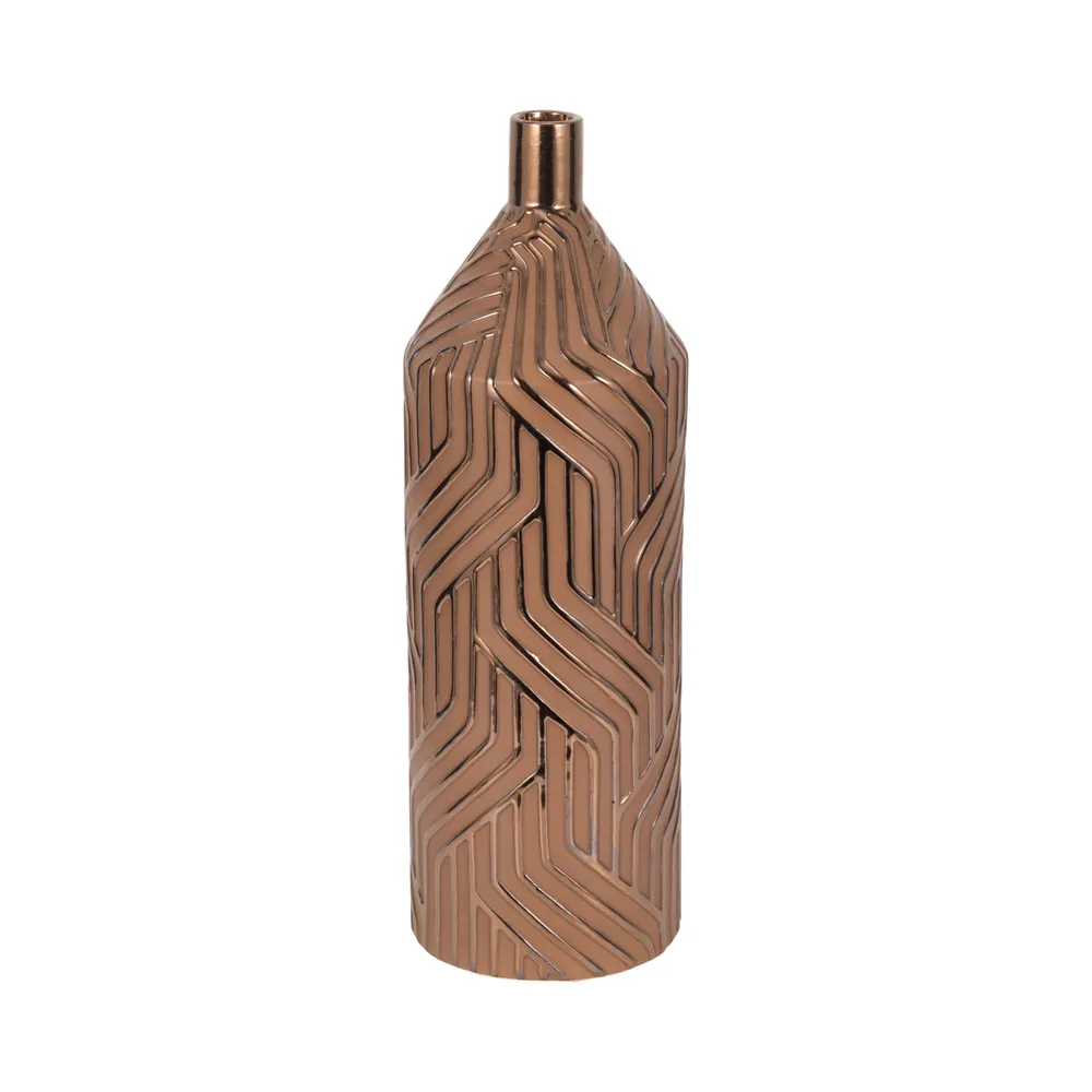 EATONPARK BROWN VASE 22 (IN)