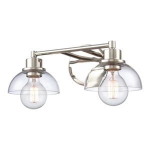 Julian 16'' Wide 2-Light Vanity Light - Polished Nickel 3