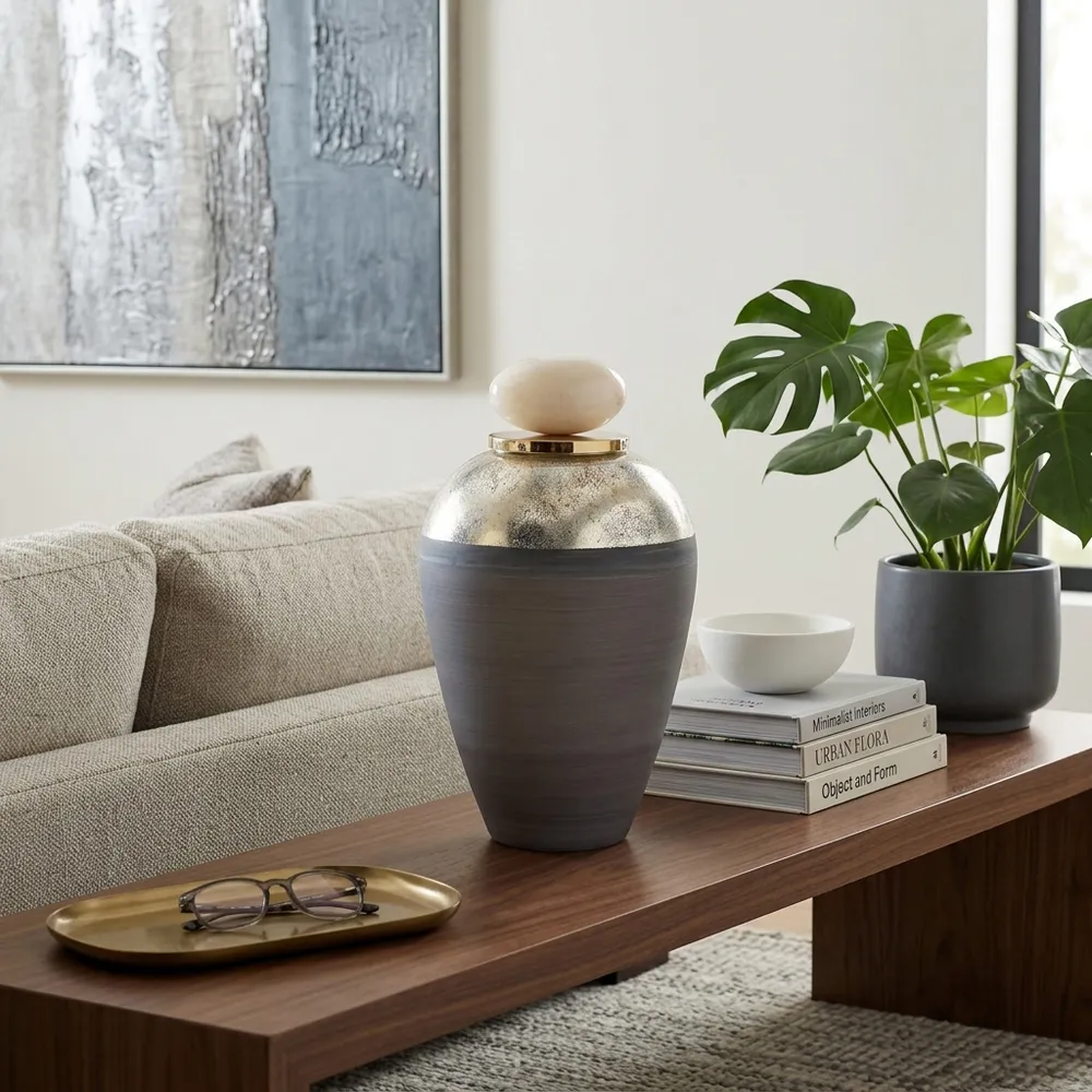 HAMLINRIDGE GRAY JAR 17 (IN)
