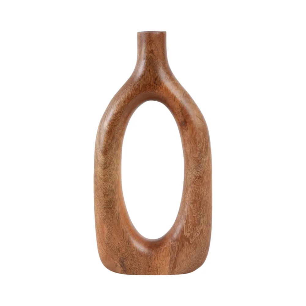 DALEBEACH BROWN VASE 14 (IN)