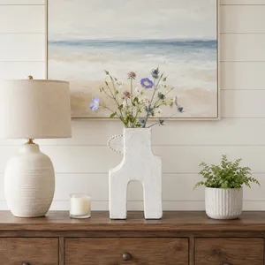 PAXTONWELL WHITE VASE 19 (IN) 2