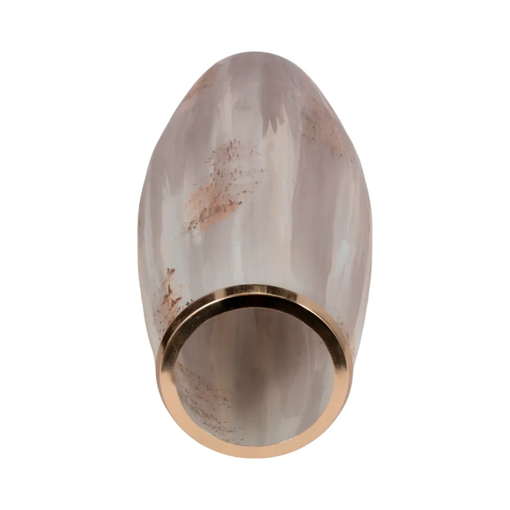 WOODSONCLIFF TAN GLASS VASE 24 (IN)