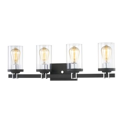 Holdfast 28″ Wide 4-Light Vanity Light - Charcoal