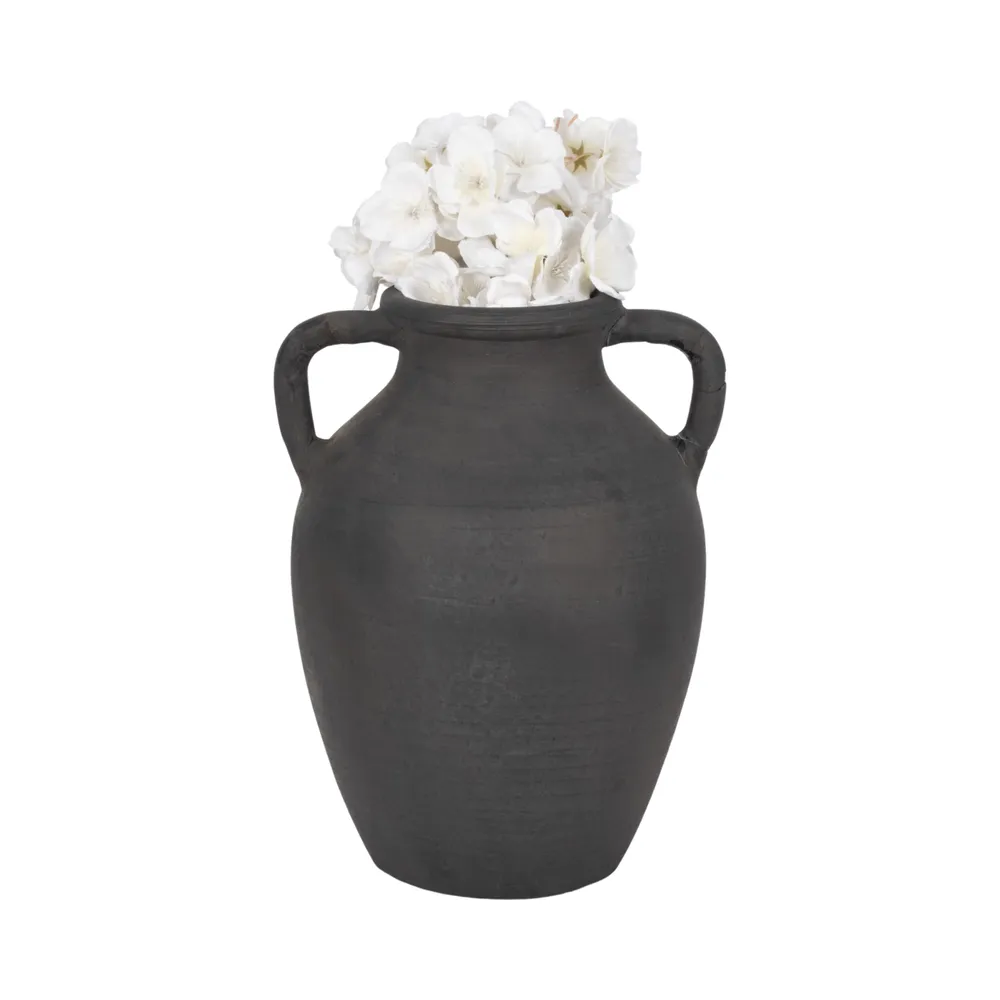DRAKEWELL BLACK VASE 13 (IN)