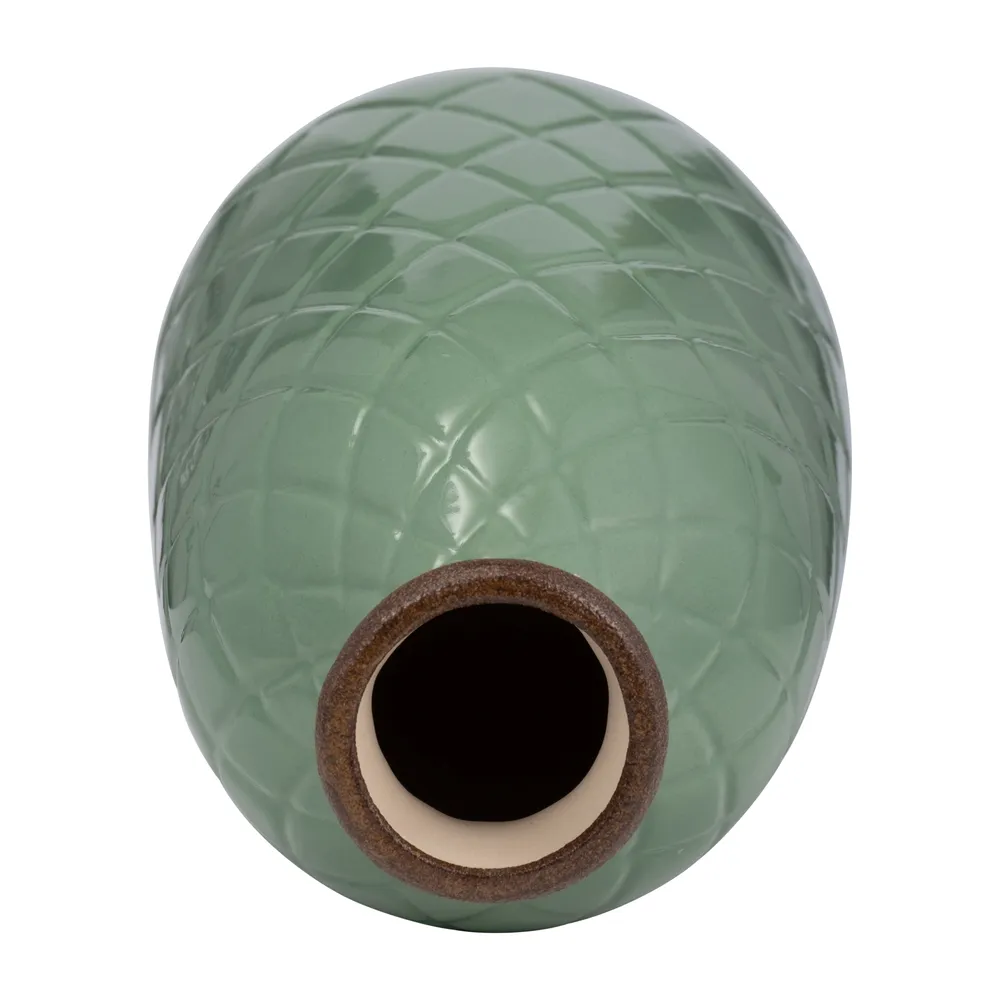 EMMONSFORD GREEN VASE 12 (IN)
