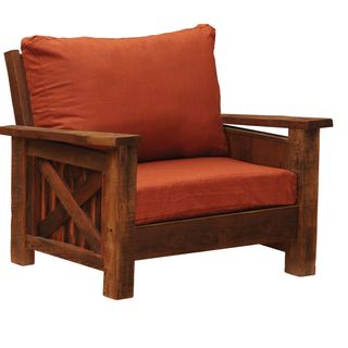 Barnwood Chair-and-a-half - Standard Leather - Seat and Backrest