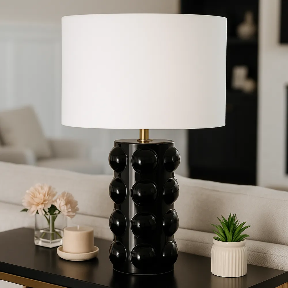 TUCKERPORT BLACK LAMP 22 (IN)