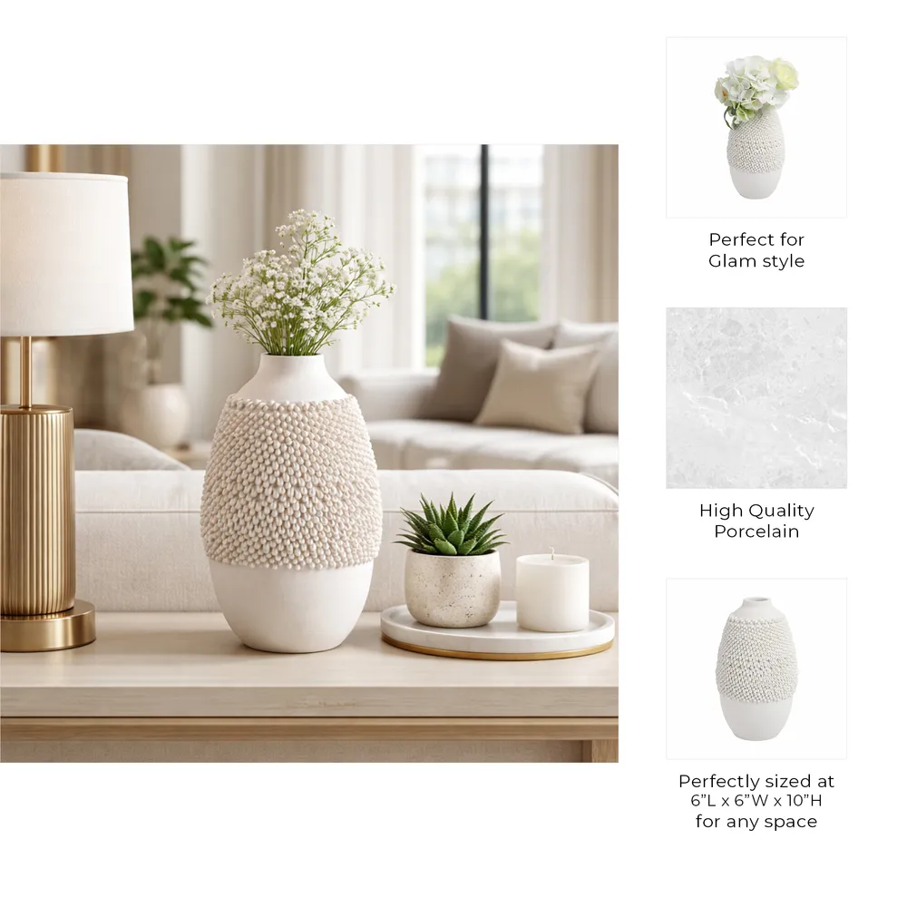 GARTONWAY IVORY VASE 10 (IN)