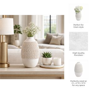 GARTONWAY IVORY VASE 10 (IN) 10