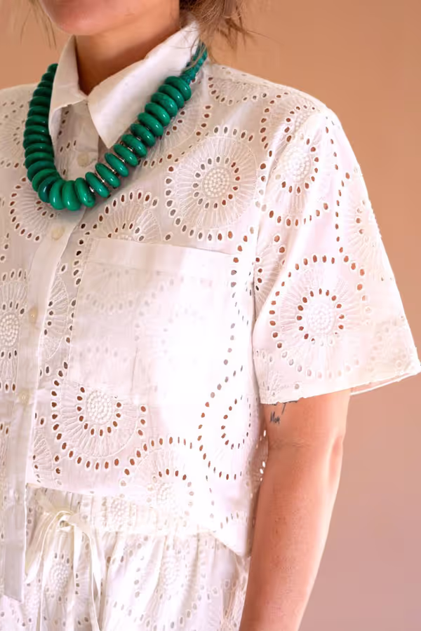 Acrylic Bead Necklace / Kale