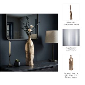 SAGEBEACH GOLD VASE 20 (IN) 11