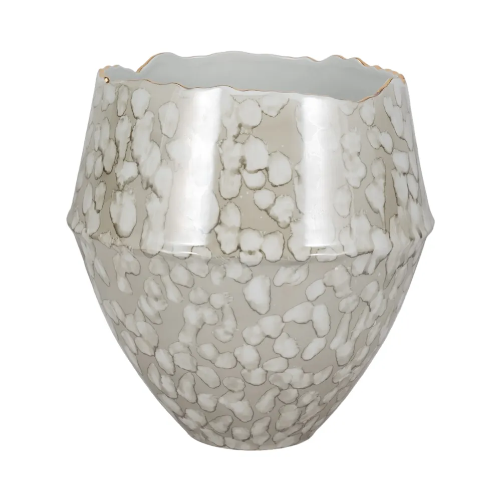 HANSONMILL GRAY VASE 17 (IN)