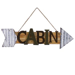 21-1/2" CABIN ARROW PLAQUE 1