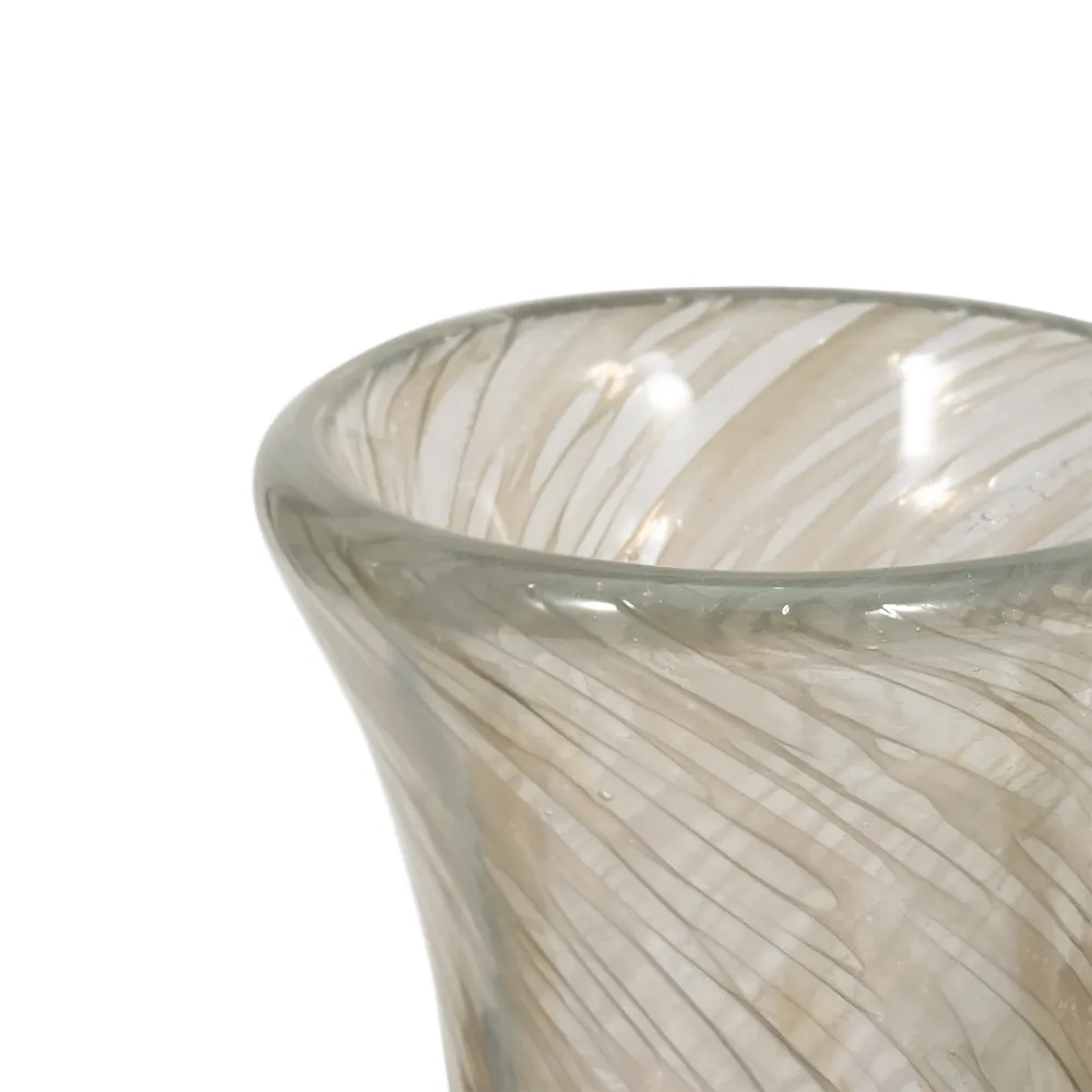 BRYNHAVEN SET OF 3 GRAY GLASS VASES 22 (IN)