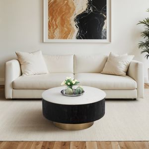 TILTONGROVE BLACK COFFEE TABLE 17 (IN) 2