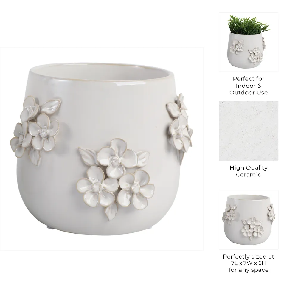 TRENTONVALE IVORY PLANTER 6 (IN)