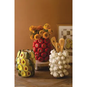 Ceramic Garlic Vase 3